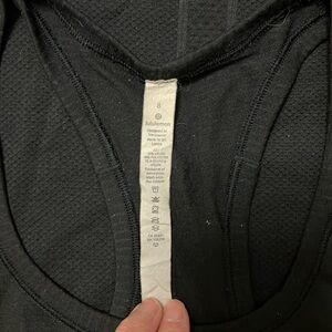 Lulu lemon black tank top